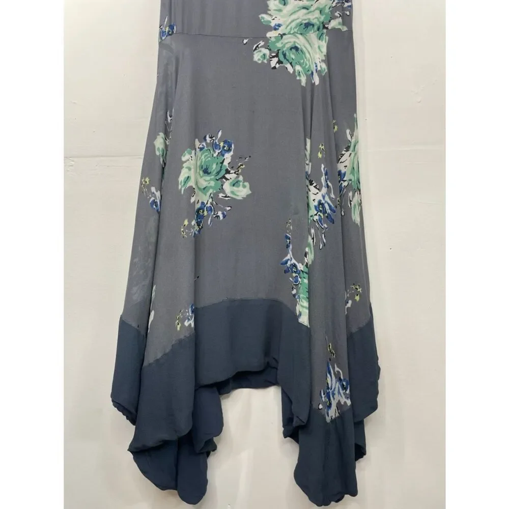 FREE PEOPLE Faded Bloom Printed Slip Dress size Small